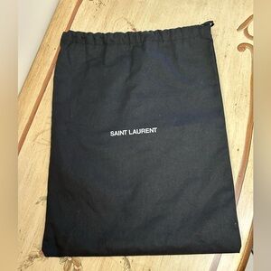 YSL Yves Saint Laurent Drawstring Dustbag with Cotton Lining